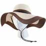 Sloggers® Womens Braided Sun Hat UPF 50+ (Dark Brown)