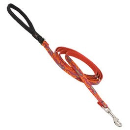 Dog Leash, Go Go Gecko Pattern, 1/2-In. x 6-In.