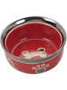 Ethical Products RITZ COPPER RIM, 5″ DOG DISH, RED