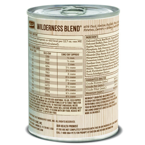 Merrick Grain Free Wilderness Blend Canned Dog Food