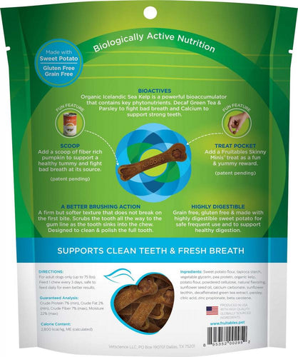 Fruitables BioActive Fresh Mouth Grain Free Dental Chews for Dogs Bradford NH 5 Acres Garden Center Pet Supply