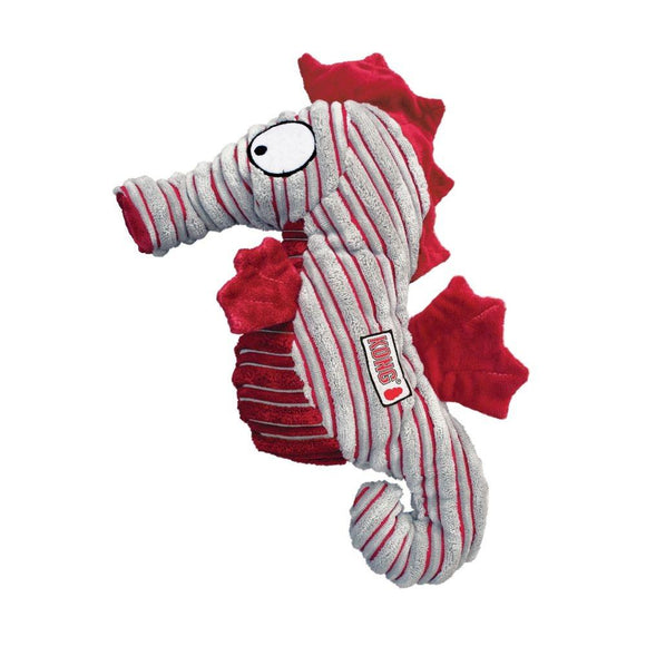 KONG CuteSeas Seahorse Crinkle Dog Toy