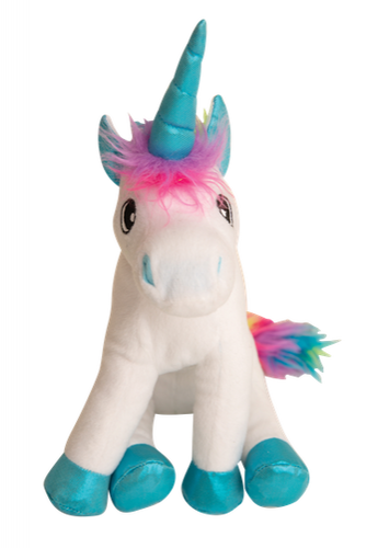 Snugarooz Rainbow the Unicorn Plush Dog Toy