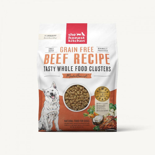 The Honest Kitchen Grain Free Beef Recipe Whole Food Clusters Dry Dog Food