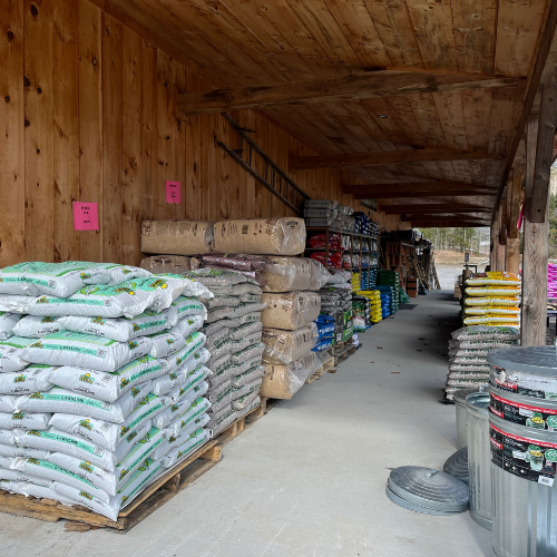 Inside of 5 Acres Garden Center & Pet Supply