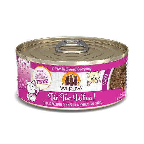 Weruva Classic Cat Paté, Tic Tac Whoa! With Tuna & Salmon (5.5-oz, Single)