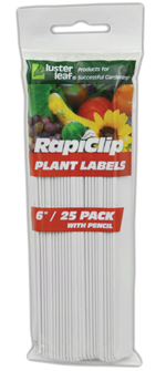 Luster Leaf Rapiclip Plant Labels (8, 30 Pack, Case of 12)