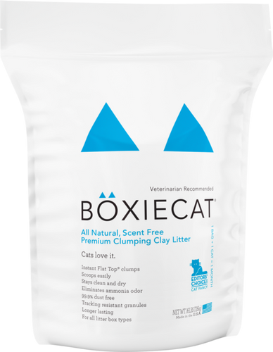 Boxiecat Scent-free Premium Clumping Clay Cat Litter (16-lb)