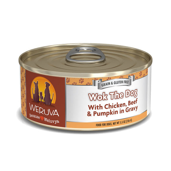 Weruva Classic Dog  Wok The Dog with Chicken, Beef & Pumpkin in Gravy Dog Food