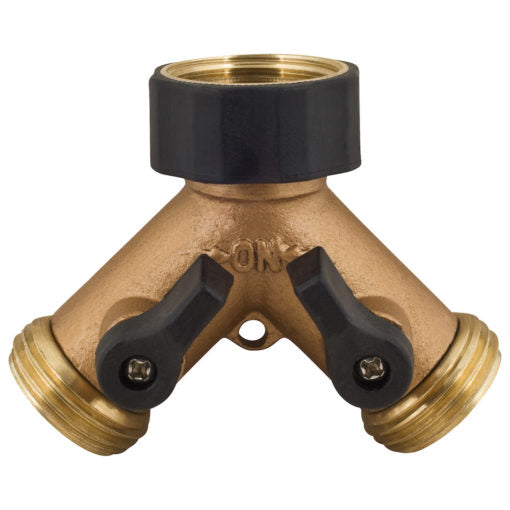 Melnor Metal 2-Way Hose Valve (Single Count)