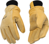 Kinco LINED HEAVY DUTY PREMIUM GRAIN & SUEDE PIGSKIN MITT WITH KNIT WRIST