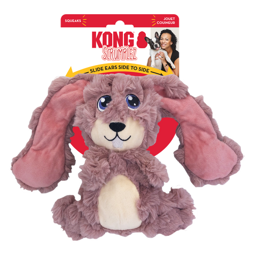 Kong Scrumplez Bunny Dog Toy (Medium)