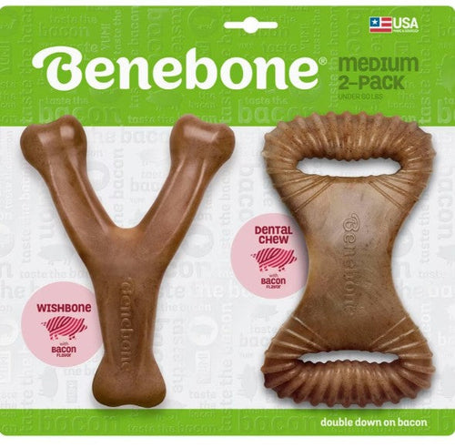 Benebone Dental Chew & Wishbone Dog Chew Toy