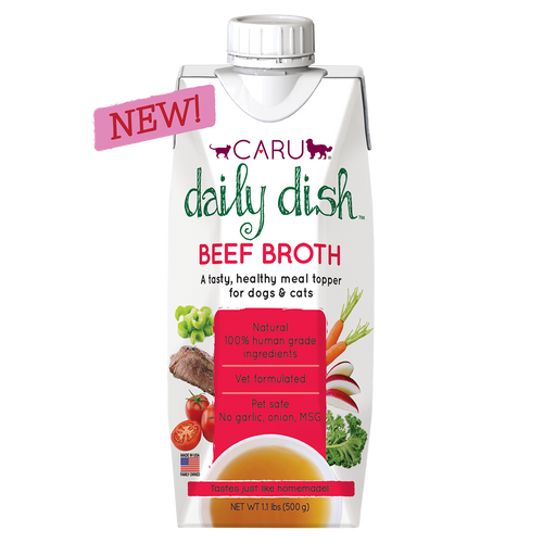 Caru Daily DishTM Beef Broth for Dogs & Cats (17.6 oz)