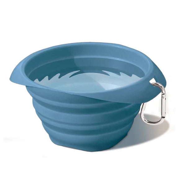 Kurgo Collaps A Bowl for Dogs (24 oz Blue)