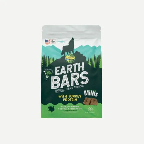 Earthborn Holistic EarthBars Minis Turkey & Barley & Pumpkin Dog Treats