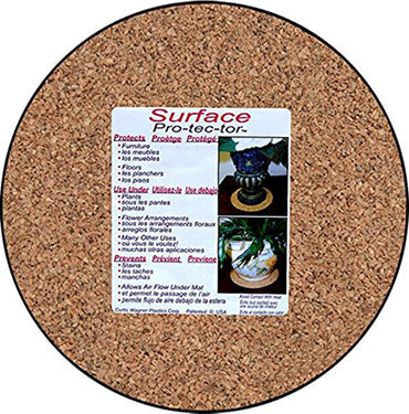 600 CORK PLANT MATS  6 INCH