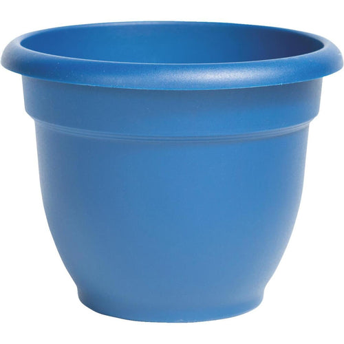 10 in plastic planter Bloem Ariana 10 In. Plastic Self Watering Classic Blue Planter - Bradford, NH