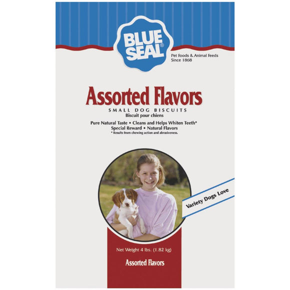 Kent Blue Seal Small Dog Assorted Flavor Crunchy Dog Treat, 4 Lb.