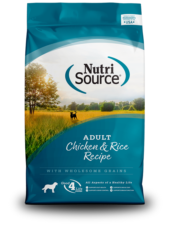 NutriSource® Adult Chicken & Rice Recipe Dry Dog Food (26 Lb)