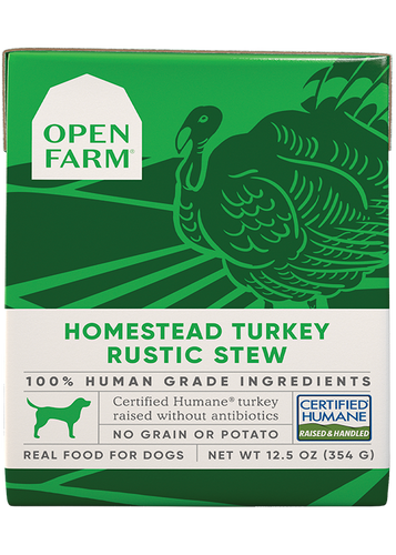 Open Farm Homestead Turkey Rustic Stew (12.5-oz, case of 12)