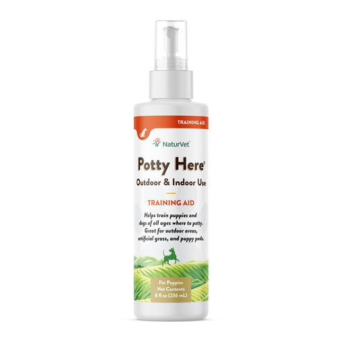 NaturVet Potty Here® Training Aid Spray For Puppies (8 oz)