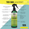 YAYA TICK BAN All-Natural Tick Repellent (4-oz)