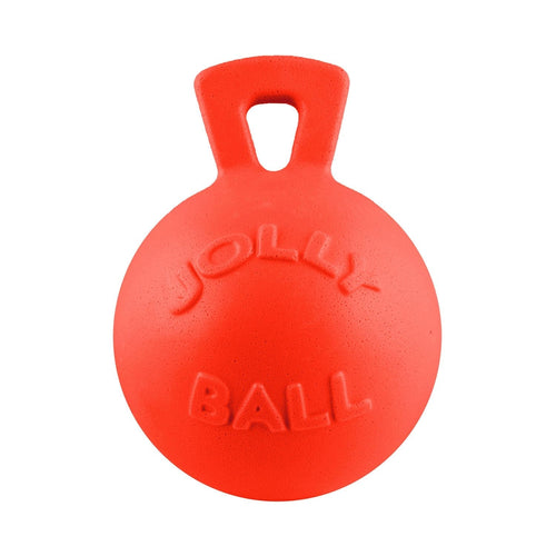 Jolly Pets Tug-n-Toss Ball Toy (Red 4.5 inch)