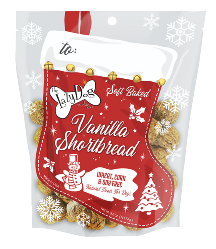 Lazy Dog Vanilla Shortbread Stocking