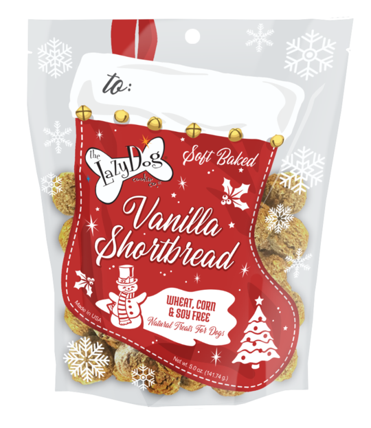 Lazy Dog Vanilla Shortbread Stocking