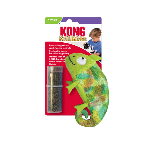 Kong Refillables Chameleon Cat Toy