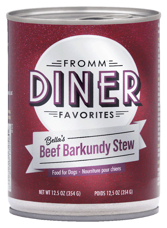 Fromm Diner Favorites Bella's Beef Barkundy Stew Dog Food (12.5 oz)