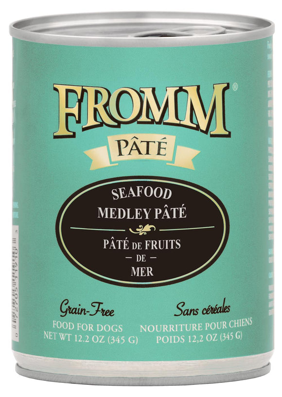 Fromm Grain-Free Seafood Medley Pâté Dog Food (12.2 oz, Single Can)