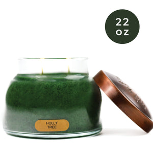 A Cheerful Giver Holly Tree - 22 oz Mama Candle