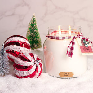 A Cheerful Giver Candy Cane - 34 oz Papa Candle