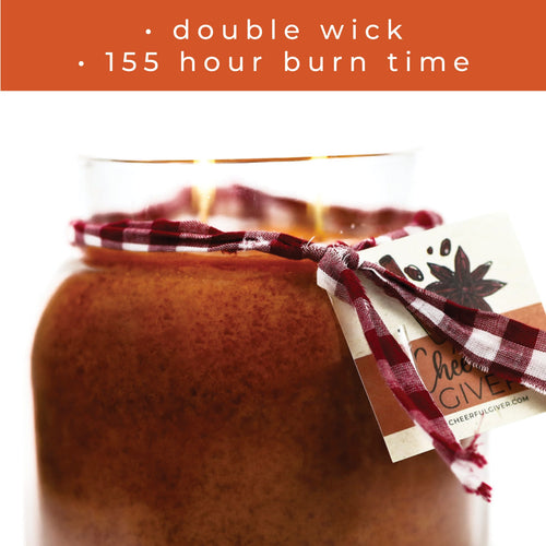A Cheerful Giver Papa's Pumpkin Pie - 34 oz Papa Candle