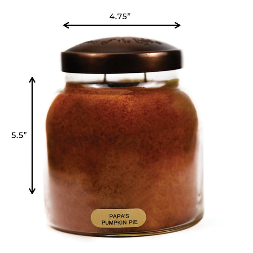 A Cheerful Giver Papa's Pumpkin Pie - 34 oz Papa Candle