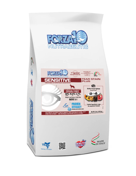 Forza10 Nutraceutic Sensitive Tear Stain Plus Grain-free Dry Dog Food