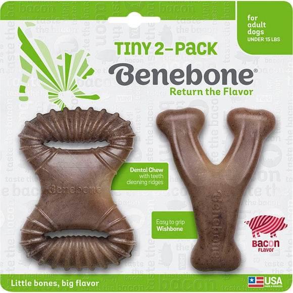 Benebone Dental Chew & Wishbone Dog Chew Toy