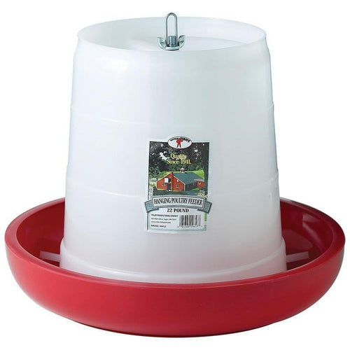 Miller Plastic Hanging Poultry Feeder (3 LB)