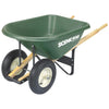 SCENIC ROAD WHEELBARROW 2 WHEEL (8 CU FT, GREEN)