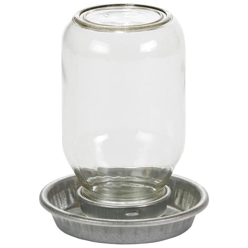 LITTLE GIANT MASON JAR BABY CHICK WATERER W/ JAR