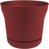 SATURN PLANTER (12 INCH, BURNT RED)