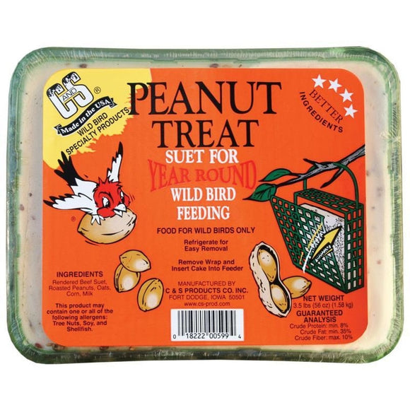 C&S Peanut Treat Suet (3.5 lb)