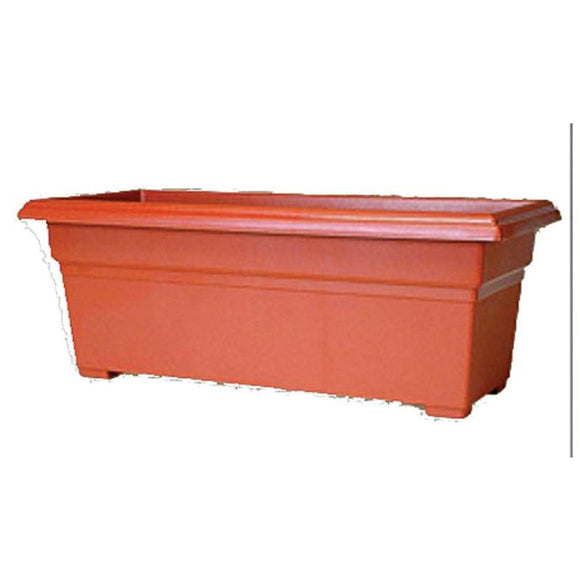 COUNTRYSIDE FLOWERBOX (30 INCH, TERRACOTTA)