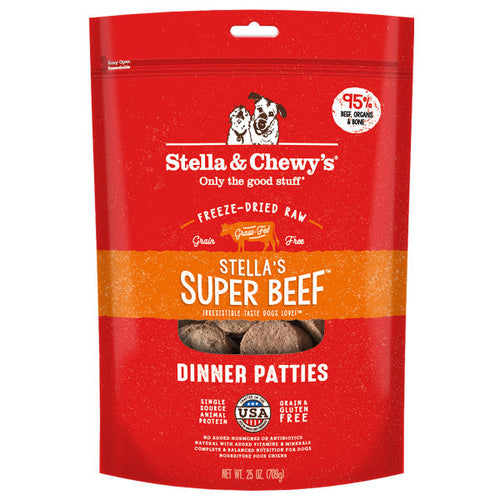 Stella & Chewy's Stella's Super Beef Freeze-Dried Dinner Patties Dog Food (5.5-oz)